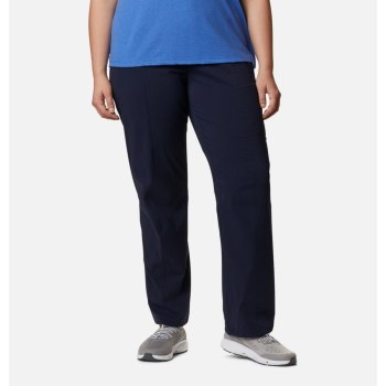 Columbia Just Right Straight Leg Pant Plus Size, Pantalones Azul Marino Para Mujer | 810267-IMH